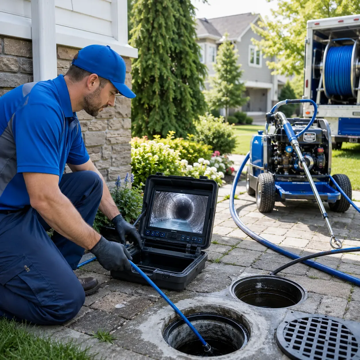 Outdoor drain cleaning professionals serving Mount Braddock, PA